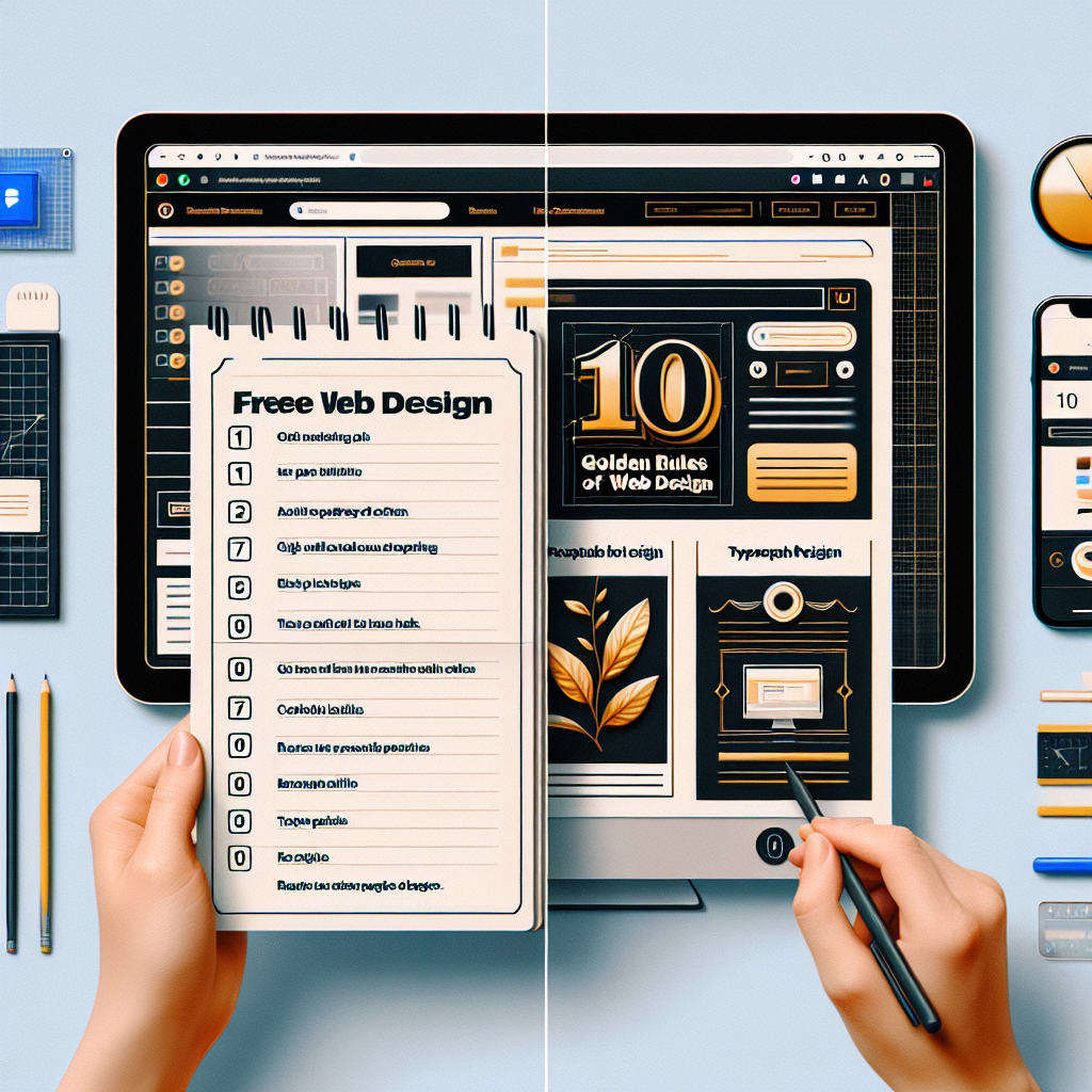 Ücretsiz Web Tasarımı Nasıl Yapılır ? 10 Altın Kural ve Detaylar